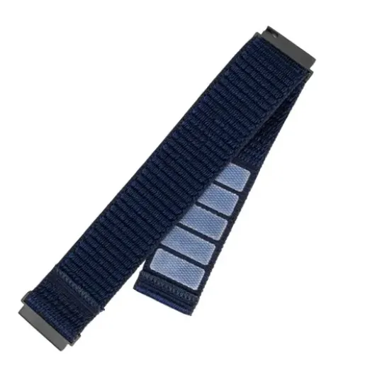Fixed, Sporty Strap with Quick Release 22mm for Smartwatch, 160-210 mm, Dark blue, Nylon (FIXNST2-22MM-DBL)