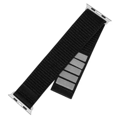 Fixed, Sporty Strap for Apple Watch 38/40/41mm, 160-210 mm, Black, Nylon (FIXNST2-436-BK)