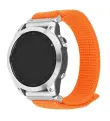 Fixed, Sporty Strap for Garmin QuickFit 26mm, 160-210 mm, Orange, Nylon (FIXNST2-QF26MM-OR) 