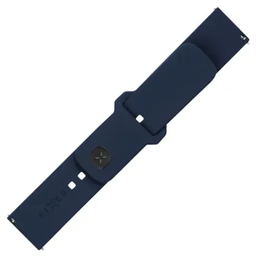 Fixed, Sporty Strap Set with Quick Release 22mm for Smartwatch, 160-235 mm, Blue, Silicone (FIXSST2-22MM-BL)