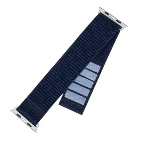 Fixed, Sporty Strap for Apple Watch Ultra 49mm, 160-210 mm, Dark Blue, Nylon (FIXNST2-1029-DBL)