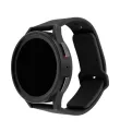 Fixed, Sporty Strap Set with Quick Release 20mm for Smartwatch, 160-235 mm, Black, Silicone (FIXSST2-20MM-BK)
