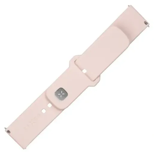 Fixed, Sporty Strap Set with Quick Release 22mm for Smartwatch, 160-235 mm, Pink, Silicone (FIXSST2-22MM-PI)