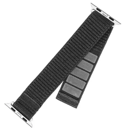 Fixed, Sporty Strap for Apple Watch 38/40/41mm, 160-210 mm, Dark gray, Nylon (FIXNST2-436-GR)
