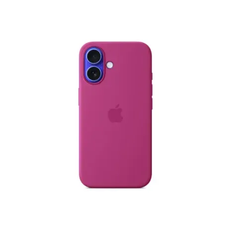 Apple iPhone 16 Silicone Case with MagSafe - Fuchsia (MYY53ZM/A)  