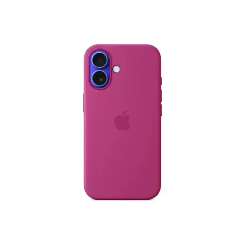 Apple iPhone 16 Silicone Case with MagSafe - Fuchsia (MYY53ZM/A)  
