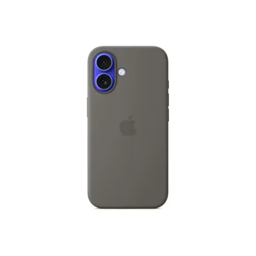 Apple iPhone 16 Silicone Case with MagSafe - Stone Gray (MYY33ZM/A)