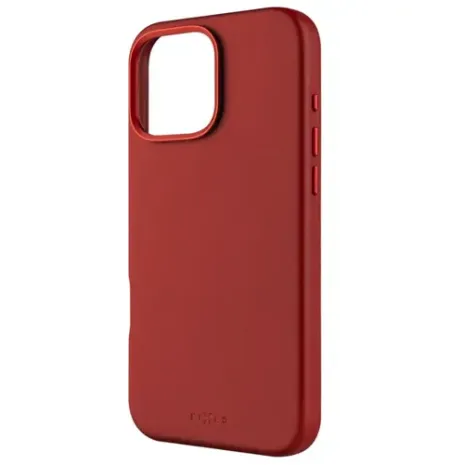 Fixed MagLeather, Back cover, Apple, iPhone 16 Pro Max, Leather, Red (FIXLM-1403-RD)