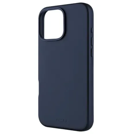 Fixed MagLeather, Back cover, Apple, iPhone 16 Pro Max, Leather, Blue (FIXLM-1403-BL)