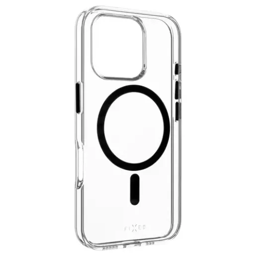 Fixed MagPurity, Back Cover, Apple, iPhone 16 Pro, TPU, Clear, Black (FIXPURM-1402-BK)