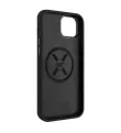 Fixed MagFlow, Back cover, Apple, iPhone 15 Plus, Liquid silicon, Black (FIXFLM2-1201-BK)