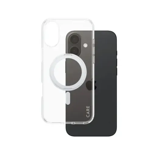 CARE by PanzerGlass Case Feature Silver Kickstand & MagSafe iPhone 16 Plus (1327)