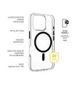 Fixed MagPurity, Back Cover, Apple, iPhone 16 Pro Max, TPU, Clear, Black (FIXPURM-1403-BK)