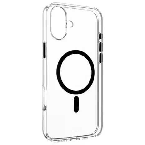 Fixed MagPurity, Back Cover, Apple, iPhone 16 Plus, TPU, Clear, Black (FIXPURM-1401-BK)
