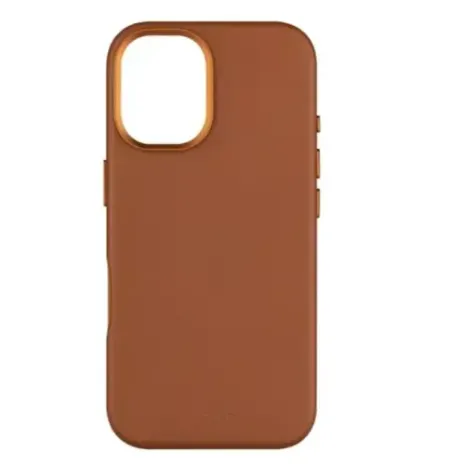 Fixed MagLeather, Back cover, Apple, iPhone 16, Leather, Brown (FIXLM-1400-BRW)