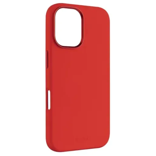 Fixed MagFlow Back cover, Apple, iPhone 16, Liquid silicon, Red (FIXFLM2-1400-RD)