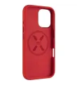 Fixed MagFlow Back cover, Apple, iPhone 16, Liquid silicon, Red (FIXFLM2-1400-RD)