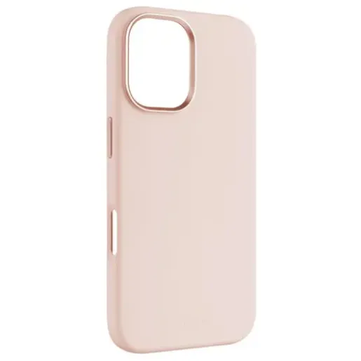 Fixed MagFlow Back cover, Apple, iPhone 16, Liquid silicon, Pink (FIXFLM2-1400-PI)