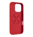 Fixed MagFlow Back cover, Apple, iPhone 16 Pro, Liquid silicon, Red (FIXFLM2-1402-RD)