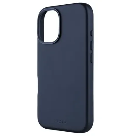 Fixed MagLeather, Back cover, Apple, iPhone 16, Leather, Blue (FIXLM-1400-BL)