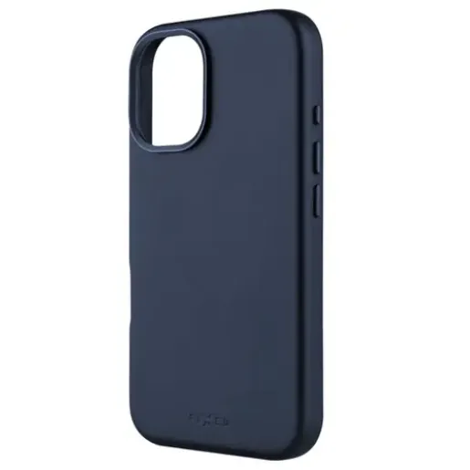 Fixed MagLeather, Back cover, Apple, iPhone 16, Leather, Blue (FIXLM-1400-BL)
