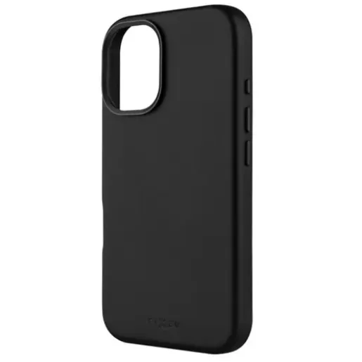 Fixed MagLeather, Back cover, Apple, iPhone 16, Leather, Black (FIXLM-1400-BK)