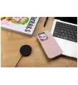 Fixed MagFlow Back cover, Apple, iPhone 15 Pro, Liquid silicon, Pink (FIXFLM2-1202-PI)