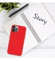 Fixed, Story, Back cover, Apple, iPhone 16 Plus, Rubberized, Red (FIXST-1401-RD)