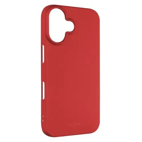 Fixed, Story, Back cover, Apple, iPhone 16, Rubberized, Red (FIXST-1400-RD)