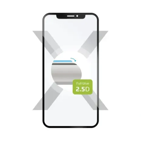 Fixed Screen Protector, Xiaomi 14T/14T Pro, Tempered Glass, Black, Full Cover 2.5D (FIXGFA-1450-BK)