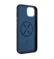 Fixed MagFlow Back cover, Apple, iPhone 15, Liquid silicon, Blue (FIXFLM2-1200-BL)