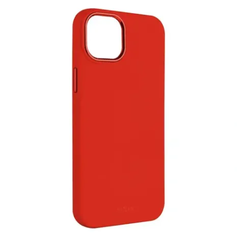 Fixed MagFlow Back cover, Apple, iPhone 15 Plus, Liquid silicon, Red (FIXFLM2-1201-RD)