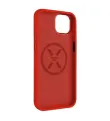 Fixed MagFlow Back cover, Apple, iPhone 15 Plus, Liquid silicon, Red (FIXFLM2-1201-RD)