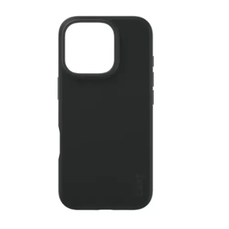 CARE Fashionable Case Back cover, Apple, iPhone 16 PRO, Recycled plastic, Black (1394)
