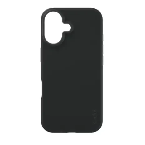 CARE Fashionable Case Back cover, Apple, iPhone 16, Recycled plastic, Black (1393)