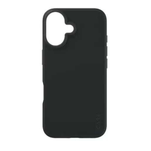 CARE Fashionable Case Back cover, Apple, iPhone 16, Recycled plastic, Black (1393)