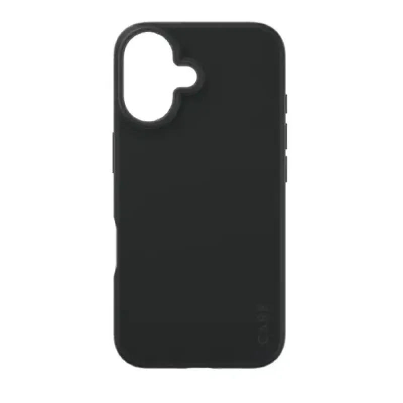 CARE Fashionable Case Back cover, Apple, iPhone 16, Recycled plastic, Black (1393)