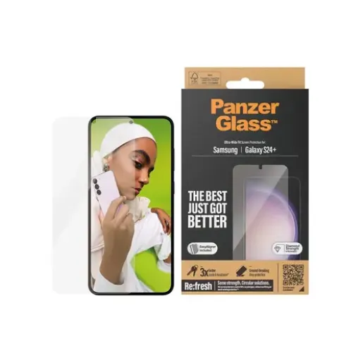 PanzerGlass Screen Protector, Samsung, Galaxy S24 Plus (7351)