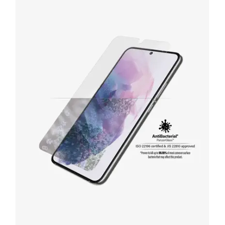 PanzerGlass, Samsung, Galaxy S22, Tempered glass, Transparent, Case friendly (7293)