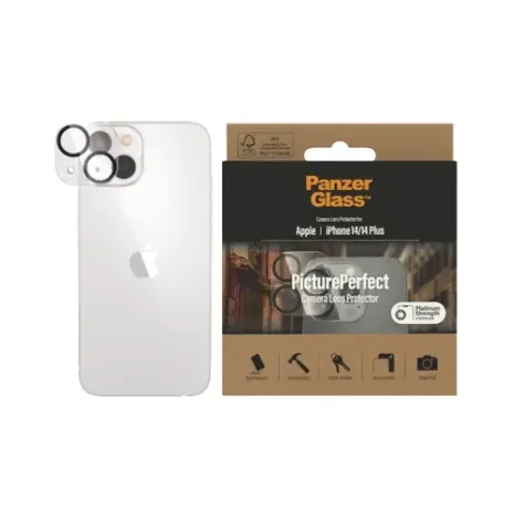 PanzerGlass, Camera Lens Protection, PicturePerfect, Apple, iPhone 14/14 Plus, Glass, Transparent (0399)
