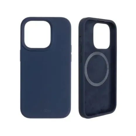 Fixed, MagFlow with MagSafe support, Back cover, Apple, iPhone 14 Pro, Liquid silicon, Blue ( FIXFLM-930-BL)