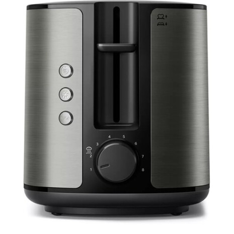 PHILIPS Viva Collection tosteris, melns