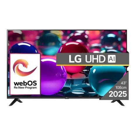 LG 43UA73003LA | Smart TV | webOS 25 | UHD | Black