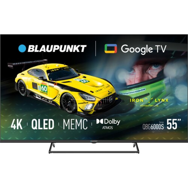 Blaupunkt QLED TV _ 55QBG6000S _ 55 ) Smart TV _ Google TV _ Black