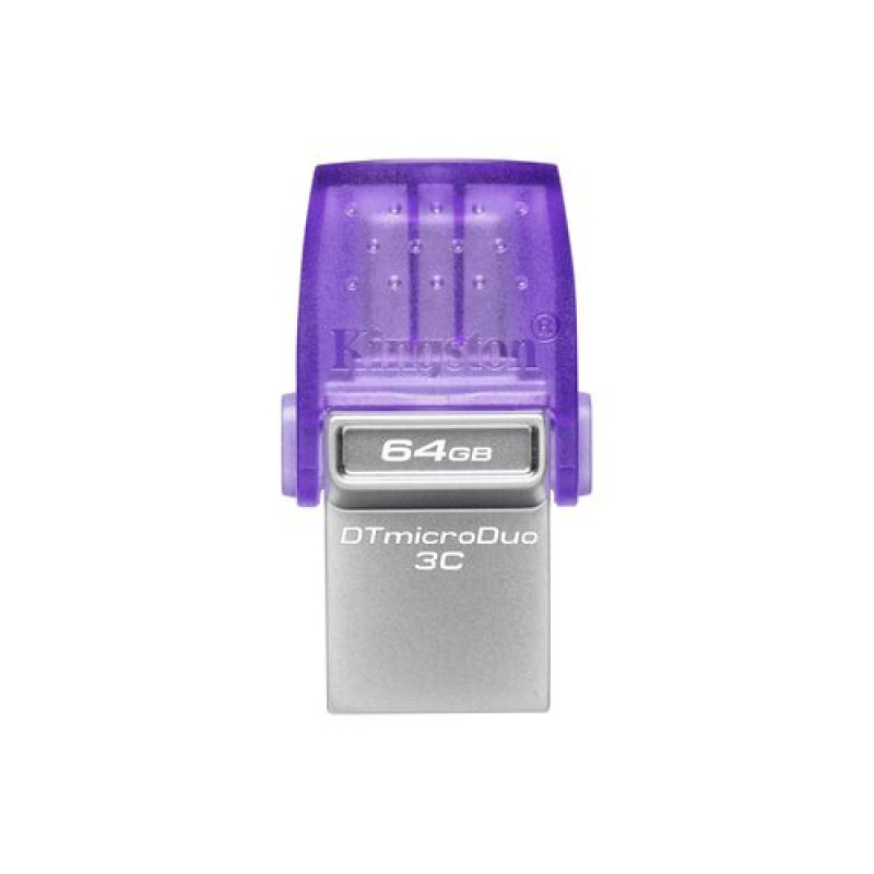 Kingston DT Micro Duo 3C, 64 GB, Purple