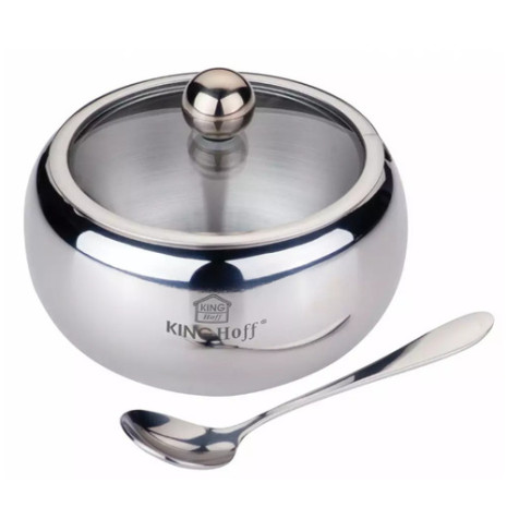 Cukurtrauks ar karoti, tērauds, 460ml, Kinghoff.