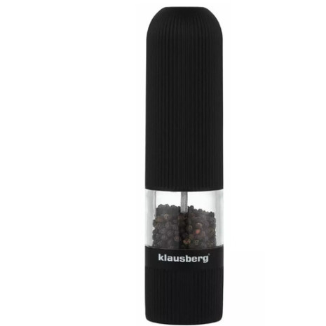 Elektriskās garšvielu dzirnaviņas, melnas, 60ml, Klausberg.