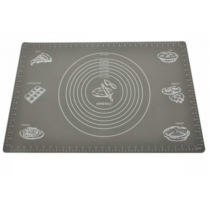 Silikona dēlītis 60x40cm, pelēks KingHoff