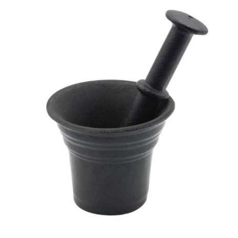 Javas piesta, akmens, 2 elementu komplekts, ø17x10cm Kinghoff.