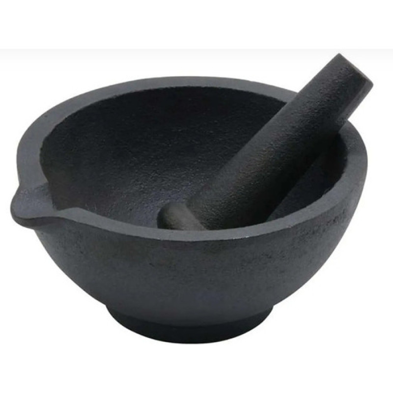 Javas piesta, akmens, 2 elementu komplekts, ø13x6,5cm Kinghoff.